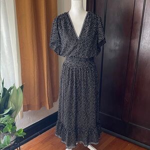 Max studio polkadot western BoHo dress